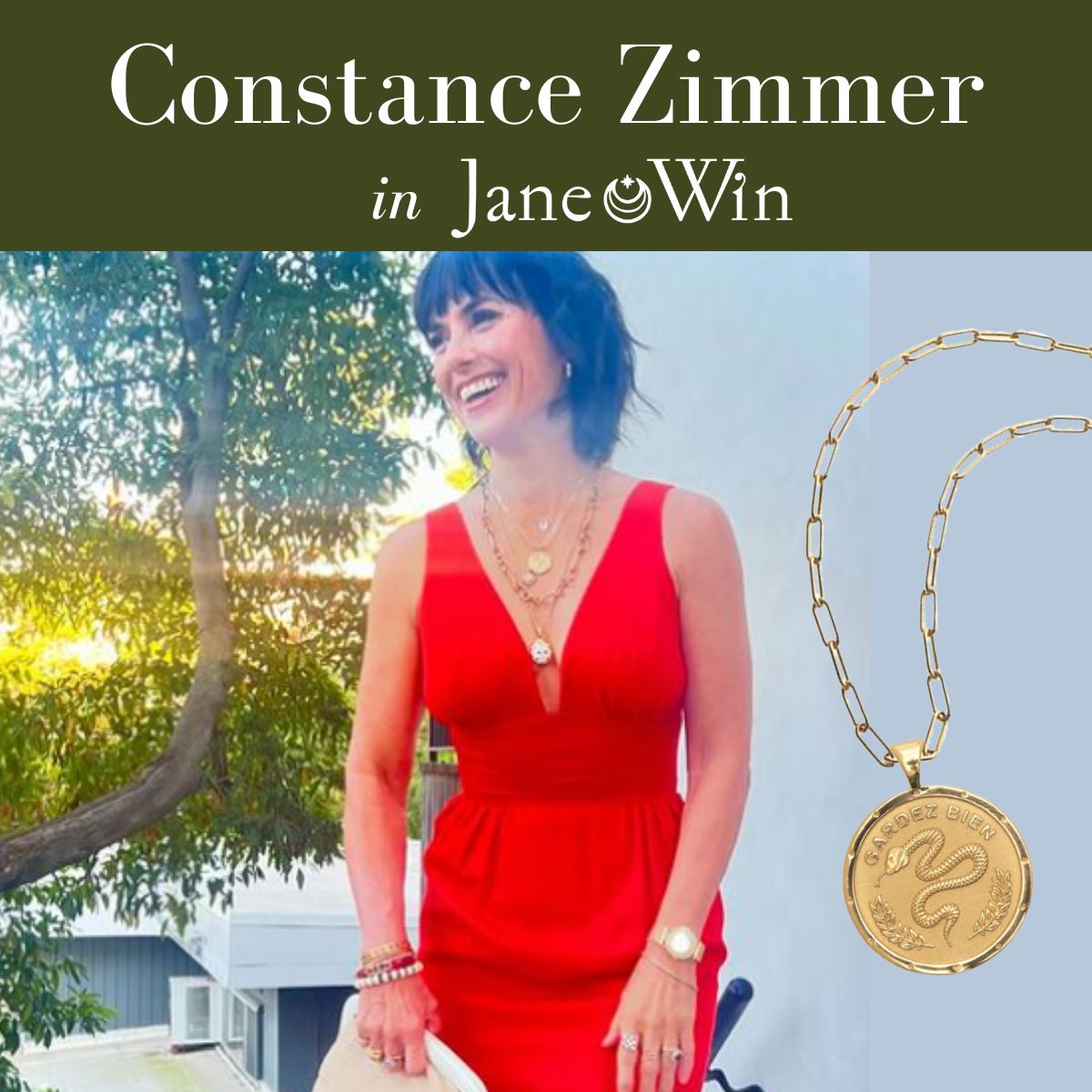 Press Highlight: Constance Zimmer Seen in a Jane Win Neckmess Jane Win Jewelry Press Highlight: Constance Zimmer Seen in a Jane Win Neckmess Jane Win Jewelry