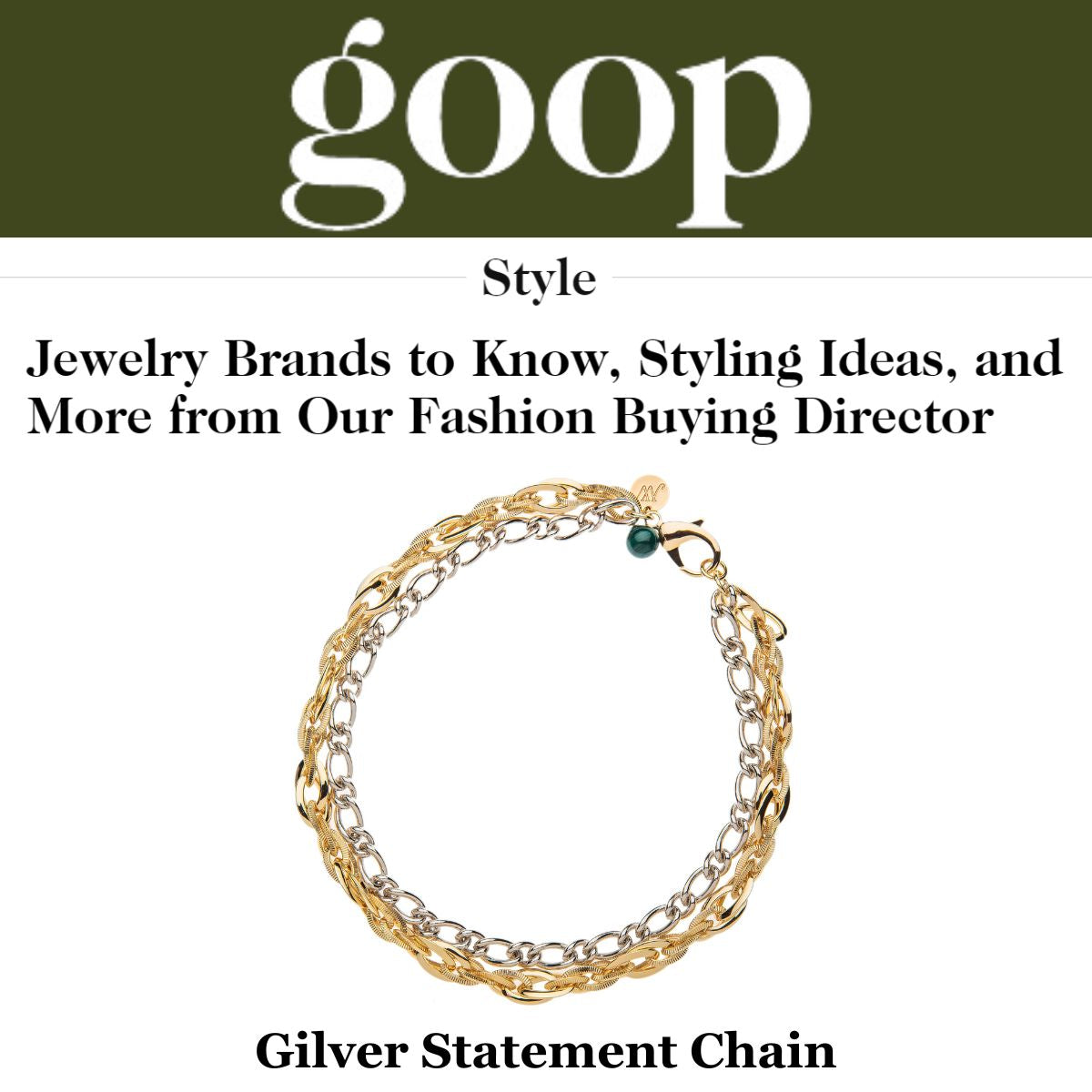 Press Highlight: Goop's Jewelry Brand to Know