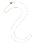 Delicate Adjustable Solid Gold Chain
