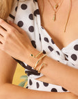 Model wearing the protect snake cuff
