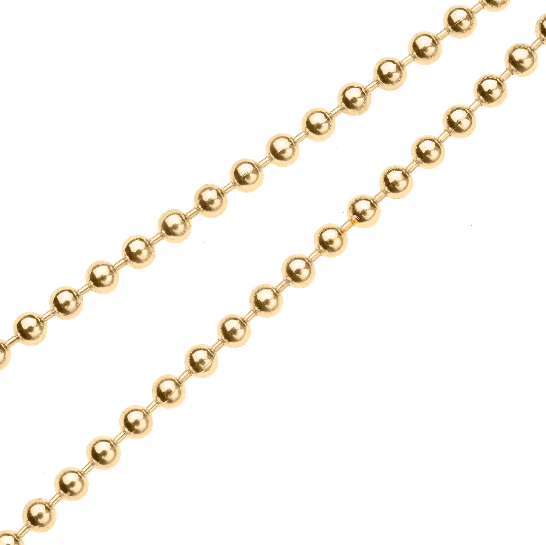 Gold-filled Ball Bead Chain – Jane Win Jewelry
