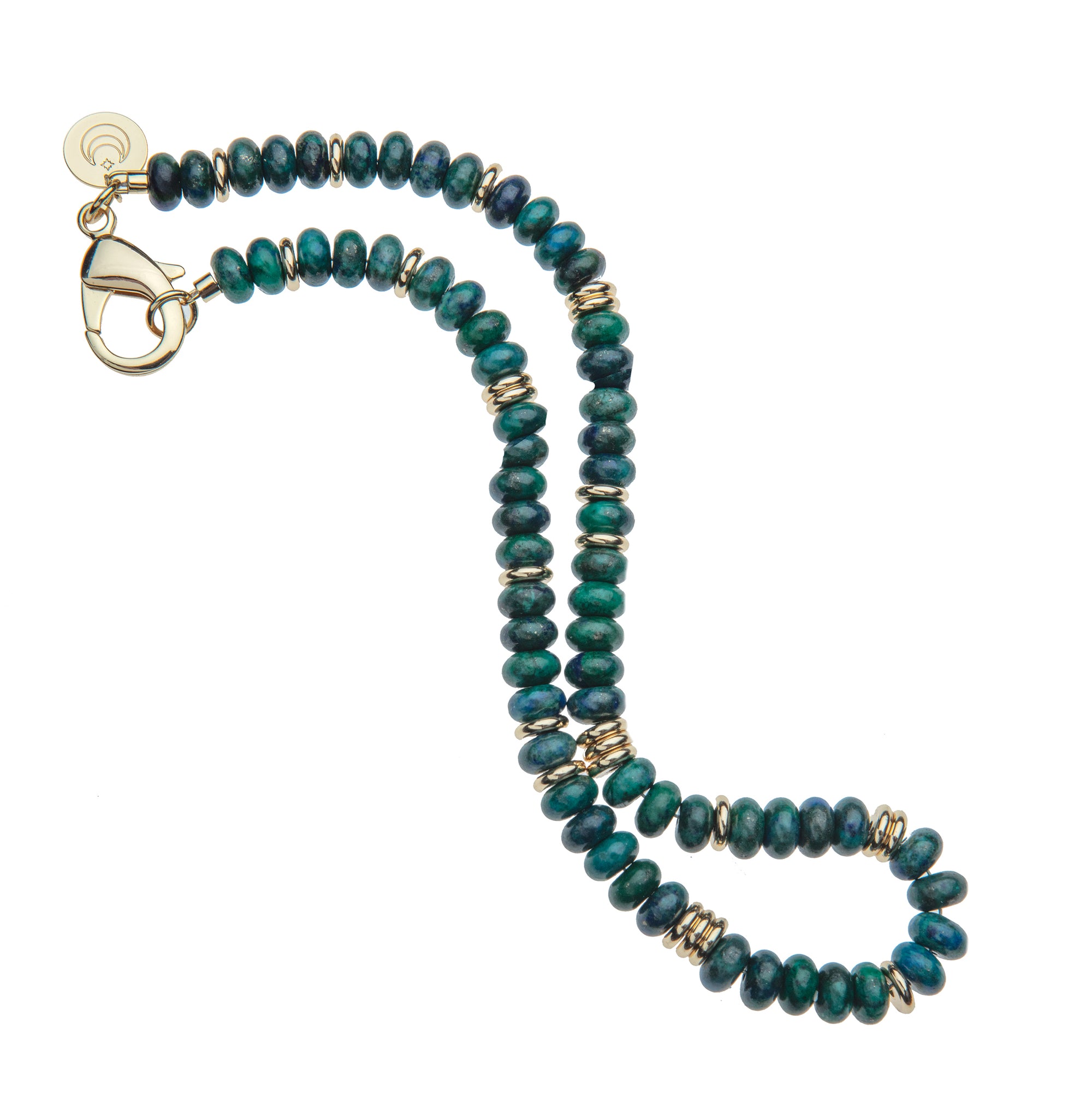Phoenix turquoise beaded necklace