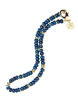 Gumdrop Beaded Necklace in Lapis