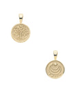 Baby FAITH Coin Pendant in 10k Gold