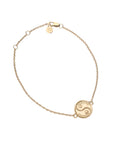 BALANCE JW Baby Coin Bracelet in 10k Gold