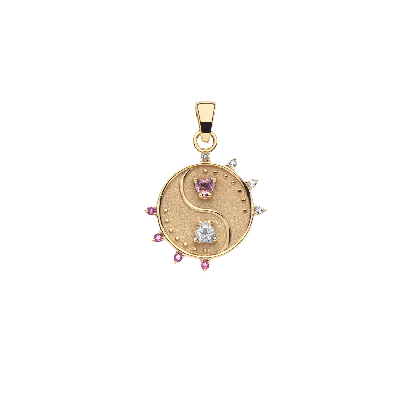BALANCE Petite Embellished Coin