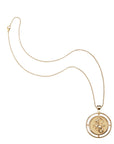 Gold original Capricorn pendant on classic rolo chain