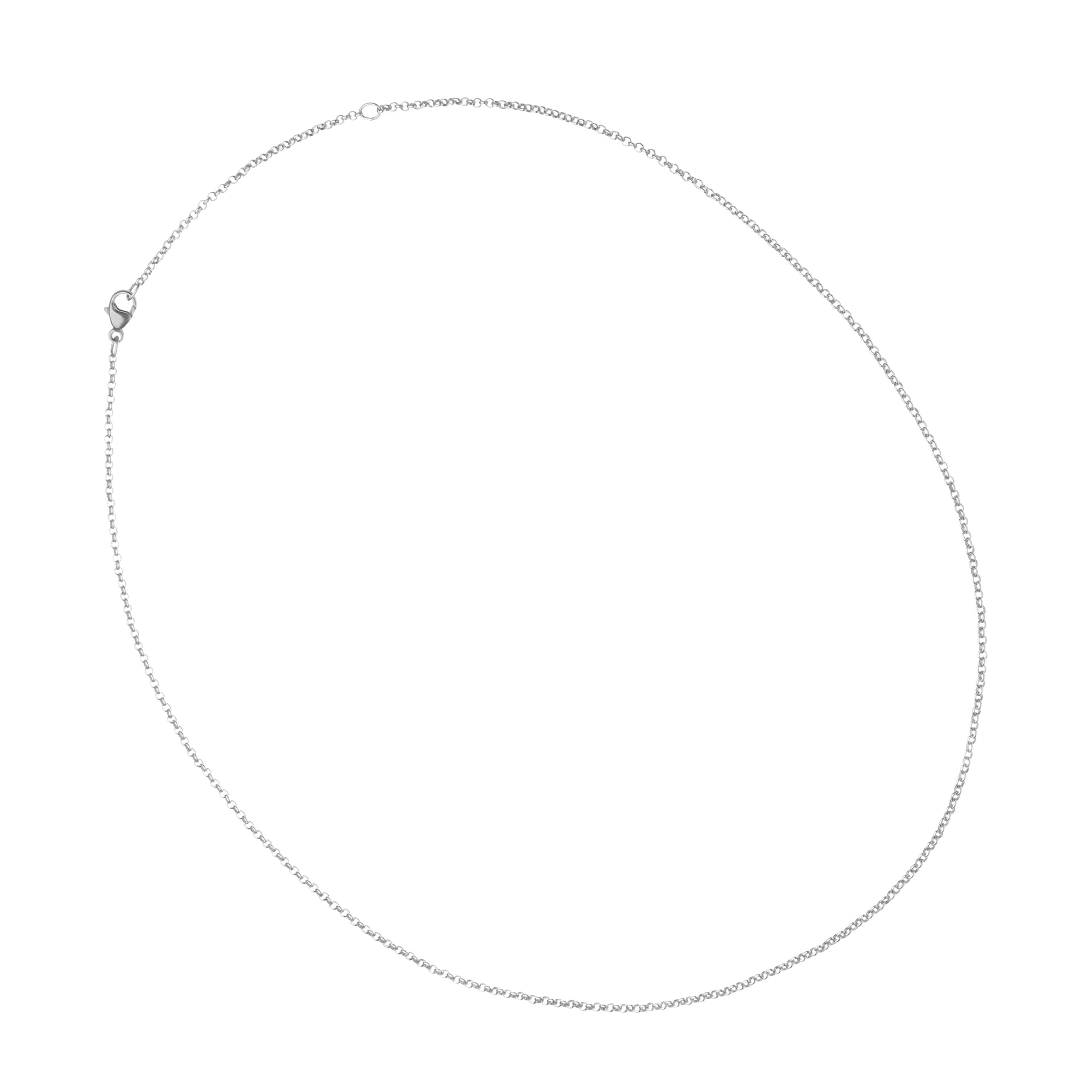 16-18" Classic Rolo Chain in Silver