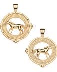 COURAGE Cutout Horse Coin