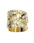 Side view of horse cuff bracelet