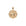 Gold Small Coin Pendant with Lion and star