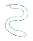 Double Wrap Chrysoprase and Pearl Beaded Necklace