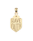 FAITH Shield Pendant