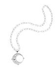FOREVER Moon and Back Pendant Coin in Silver