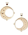 FOREVER Moon and Back Pendant Coin in Solid Gold