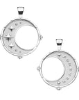 FOREVER Moon and Back Pendant Coin in Silver