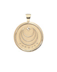FOREVER JW Original Pendant Coin in Solid Gold