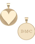 LOVE Hearts Find Me Love Pendant 14k Gold PERSONALIZED