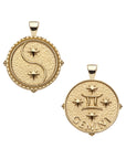 GEMINI JW Small Zodiac Pendant Coin - May 21 - Jun 20