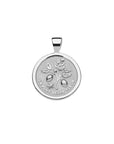 GRATITUDE JW Small Pendant Coin In Silver
