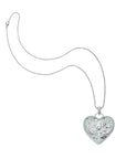HOPE Through All the Seasons Heart Pendant in Silver