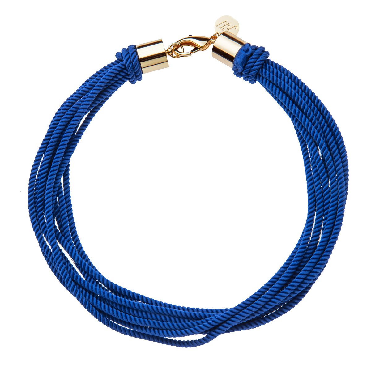 ★OAMC★ Rope Necklace Blue 23E28OAB17METOA010400 Fantasy Forge Jewelry Electric Blue Rope Chain Necklace Mens