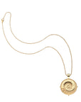 Gold Inspiration coin on the classic rolo chain