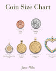 Coin size chart