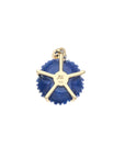 JOY Lapis Cherry Blossom Pendant in Solid Gold