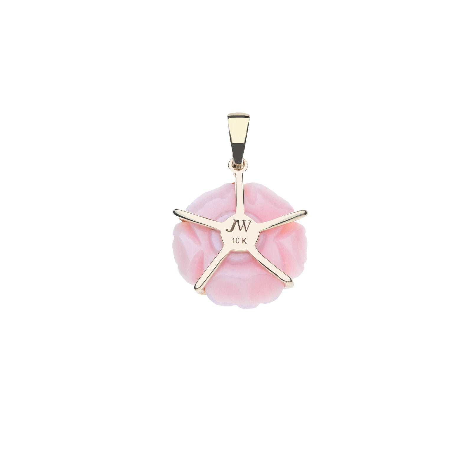 アクセサリー PUNKANDYO JOY Pink Jade Carved Petunia Pendant in Solid Gold – Jane Win Jewelry