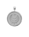 Silver Coin Featuring Moon and Star Logo and word JOY underneath