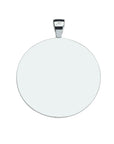 Jumbo LOVE Pendant in Silver