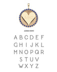 LOVE Embellished Hearts Find Me in Lapis