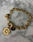 Limited Edition: JW Letter Coin and Little Bit of LOVE Rolo Bracelet Set