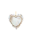 Back of mother of pearl full heart