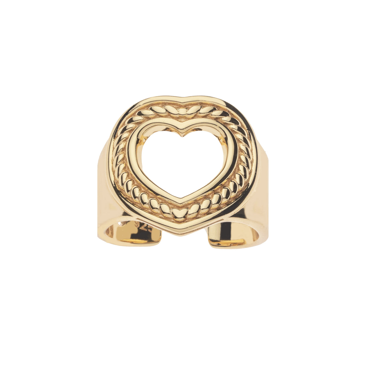 LOVE Cutout Heart Ring – Jane Win Jewelry
