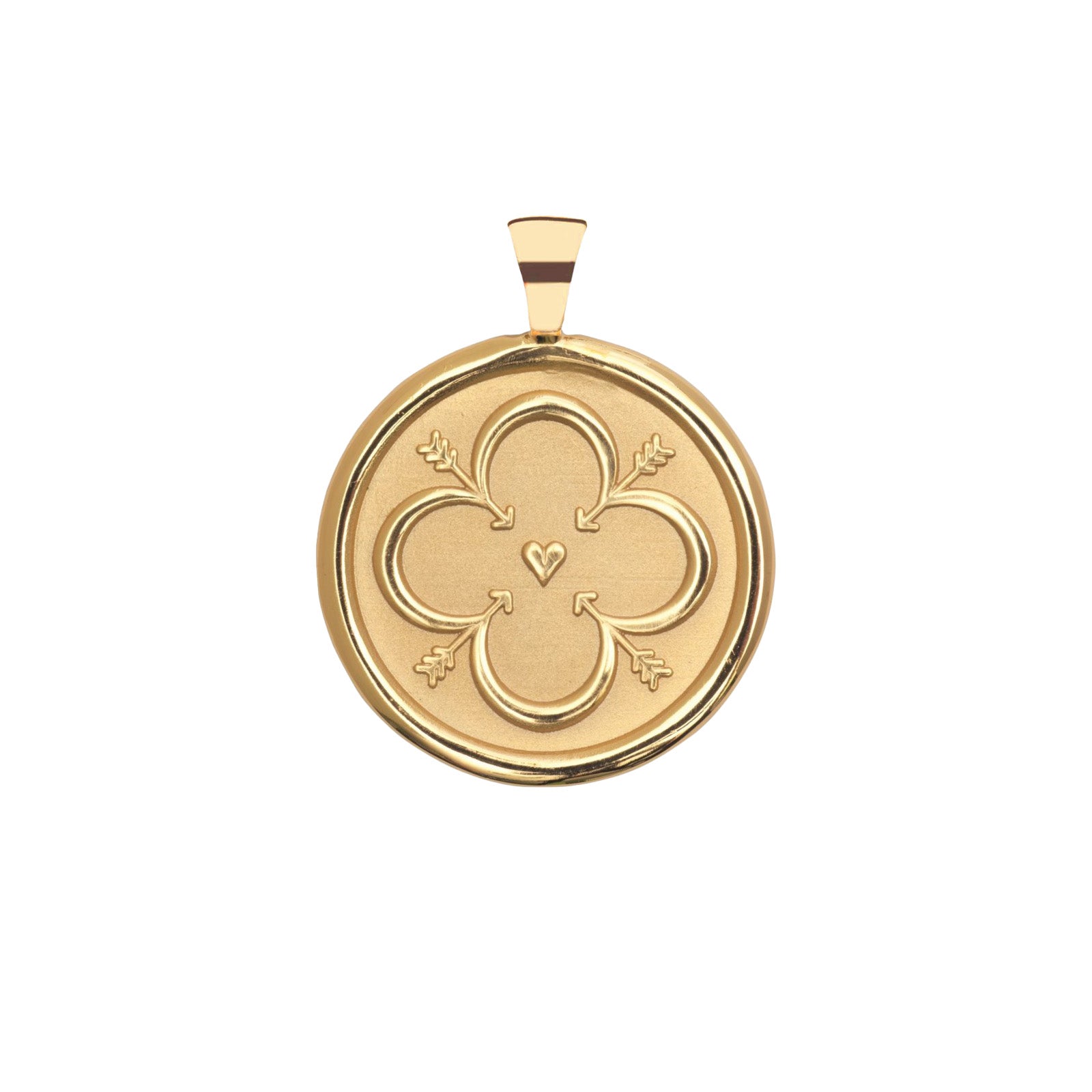 Jane Win 'Love' Coin Pendant