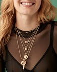 Adjustable Pearl Station Necklace