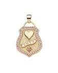 LOVE Shield Pendant