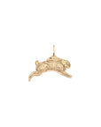 Gold rabbit pendant