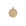 Gold Coin Pendant with Four leaf clover and horseshoe illustration