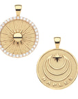 NAPLES JW Original Embellished Pendant Coin