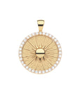 NAPLES JW Original Embellished Pendant Coin