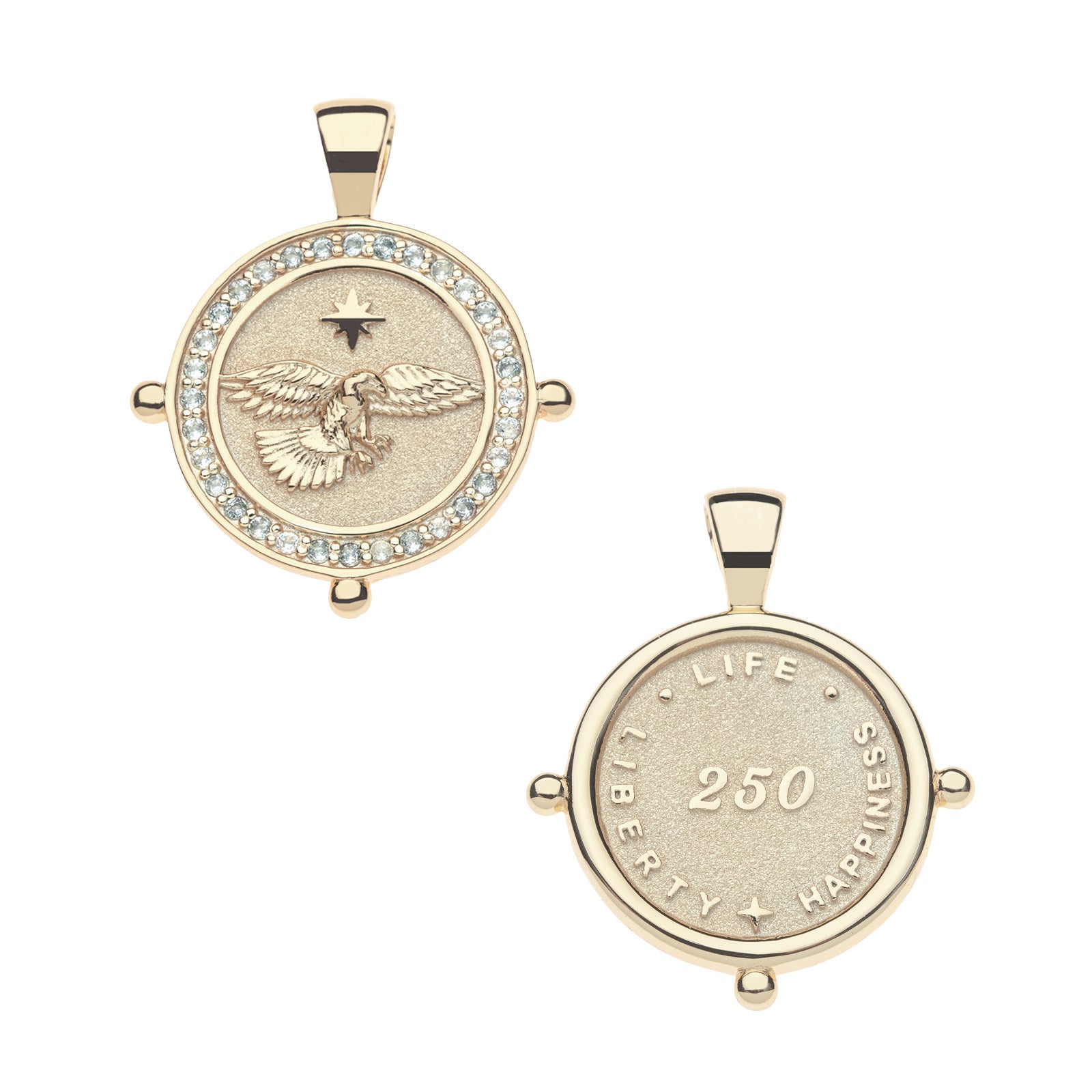 LIMITED EDITION 250TH PROTECT Eagle JW Small Embellished Coin in