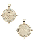 LIMITED EDITION 250TH PROTECT Eagle JW Small Embellished Coin in Solid Gold