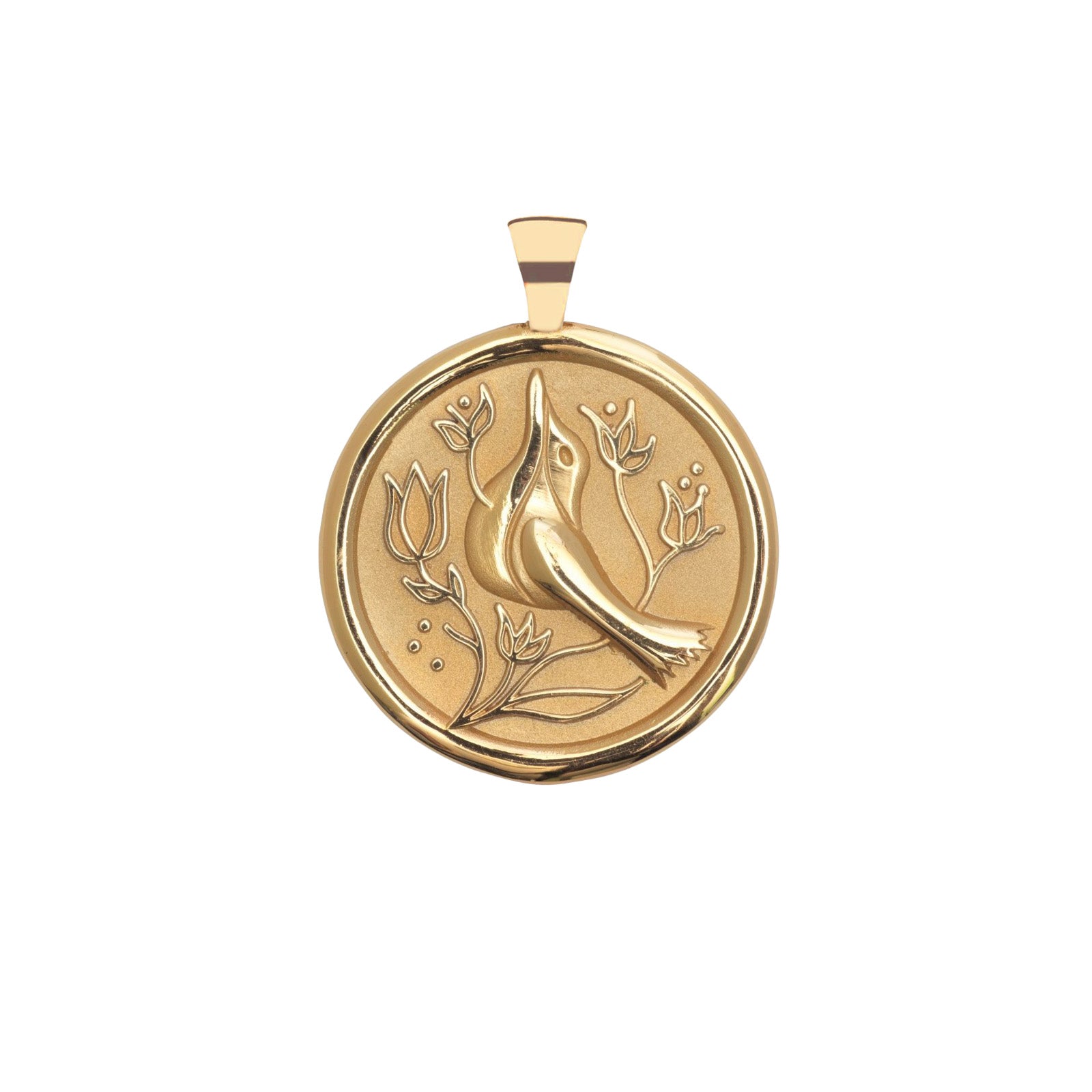 Jane Win 'Peace' Coin Pendant