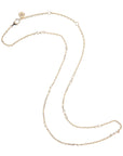 Adjustable Pearl Station Necklace