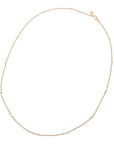 Adjustable Pearl Station Necklace