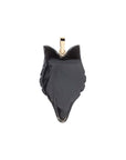 Back view of carved onyx fox head