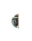 Side view of carved onyx scarab